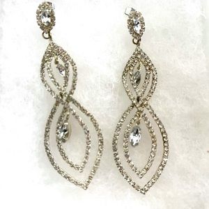 Chandelier statement earrings